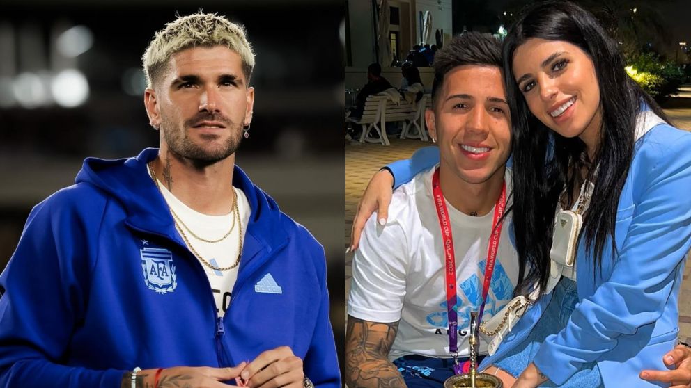 Valentina Cervantes estaría furiosa con Rodrigo De Paul por un picante motivo que involucra a Enzo Fernández: "Le consiguió una cita..." (Foto Instagram/@rodridepaul y web).