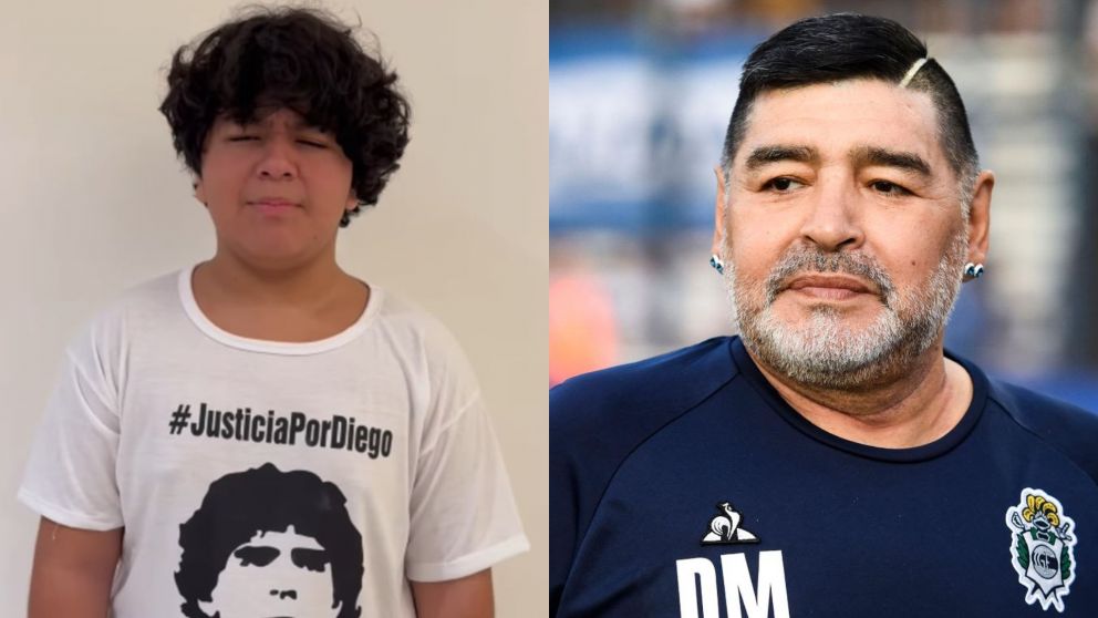 Reapareció Dieguito Fernando Maradona, en pleno juicio por la muerte de su padre.