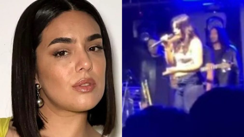 Agraviaron a Ángela Leiva en un show y ella estalló de bronca.