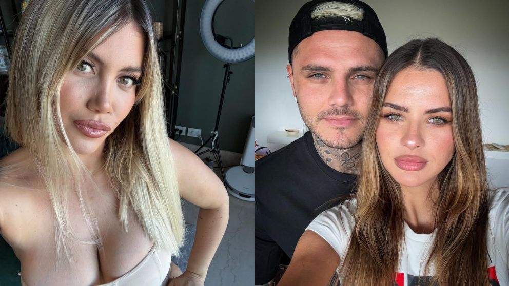 Mauro Icardi y la China Suárez, al mismo tiempo que Wanda Nara en Turquía.