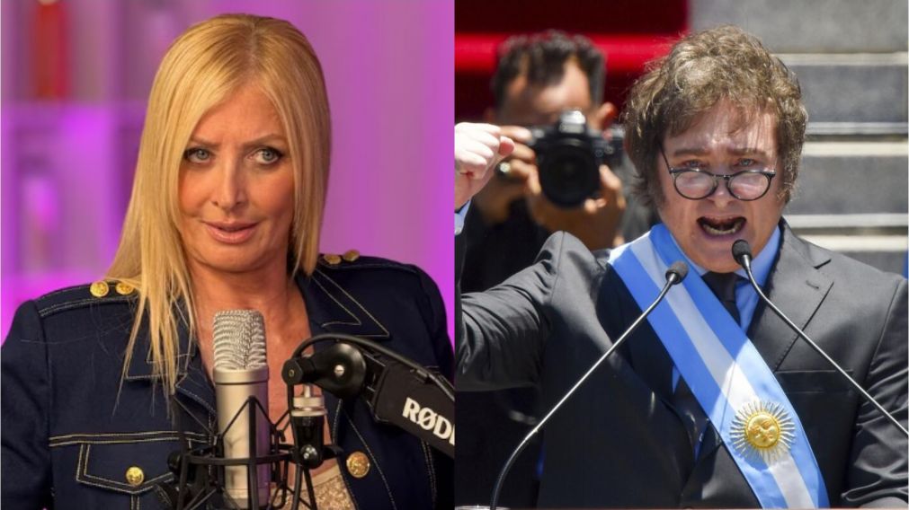 Yuyito González analizó la gestión de Javier Milei y opinó sobre el futuro de Argentina. (Foto: Infobae y Los Angeles Times).