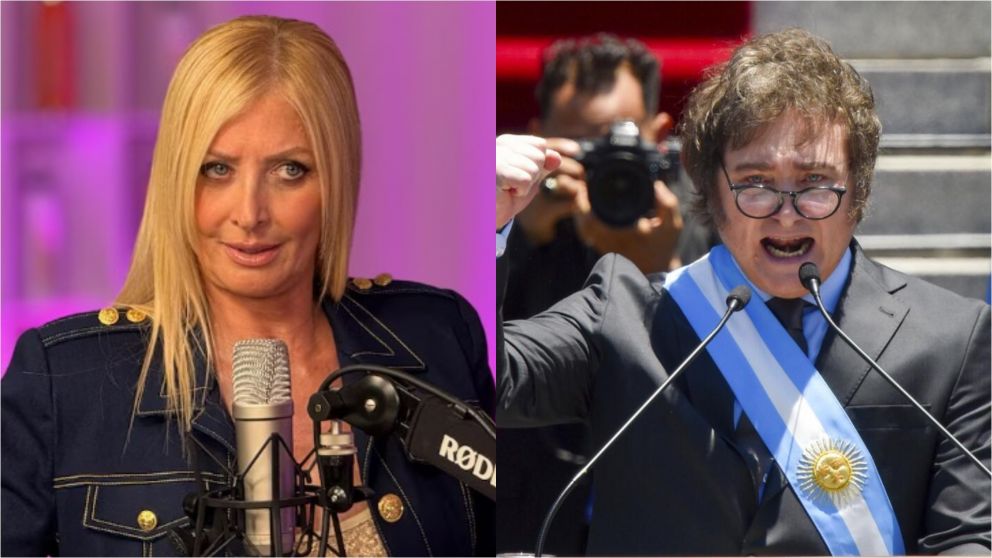 Yuyito González analizó la gestión de Javier Milei y opinó sobre el futuro de Argentina. (Foto: Infobae y Los Angeles Times).