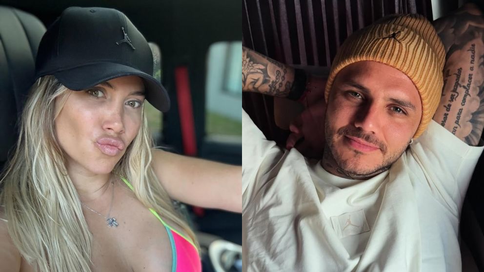Mauro Icardi tendrá que pasarle una millonaria cifra a Wanda Nara por la cuota alimentaria de sus hijas. (Foto: Instagram/ @wanda_nara @mauroicardi).