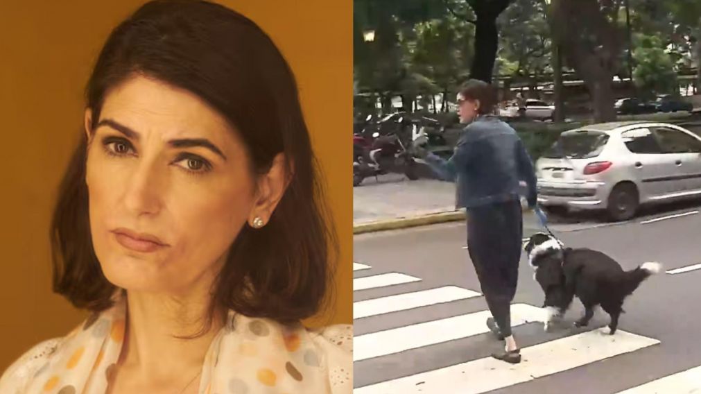 El dramático momento de Cecilia Milone en medio del escándalo con Chico Novarro. (Foto: La Nación y América TV).