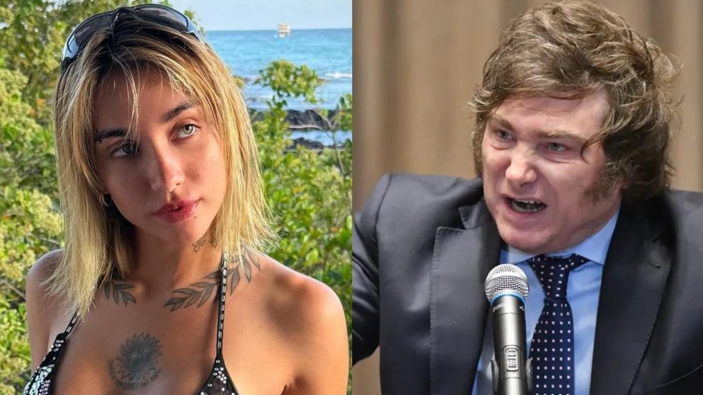 Javier Milei atacó a María Becerra tras sus dichos por los incendios en El Bolsón.