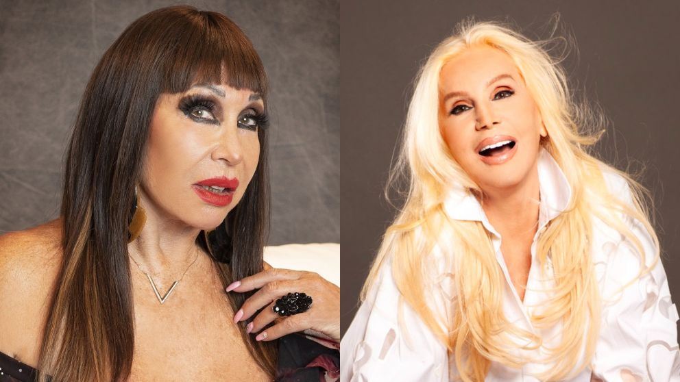 Moria Casán apuntó contra Susana Giménez. (Foto: El Intransigente y Clarín).