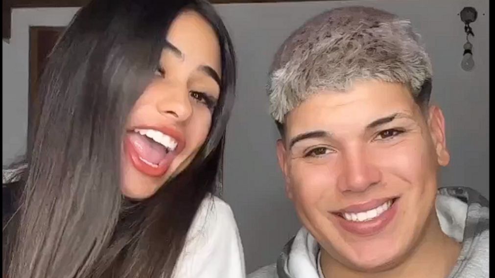 Daniela y Thiago de "Gran Hermano" se divirtieron practicando tras el anuncio del embarazo.