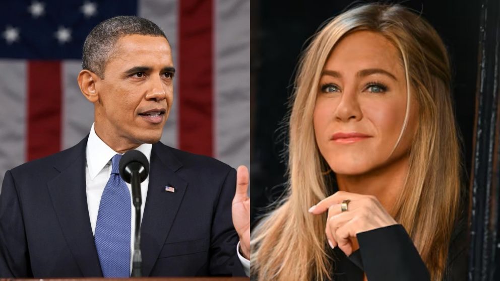 Jennifer Aniston y Barack Obama habrían tenido un romance (Foto web).