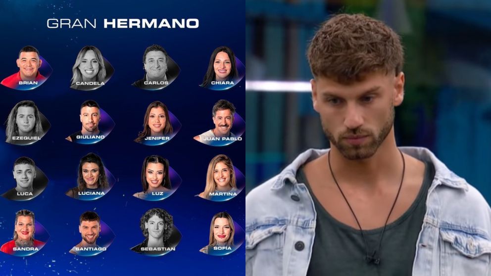 "Gran Hermano 2025": cómo quedó la placa de nominados tras la decisión del líder y una nueva sanción (Foto web).