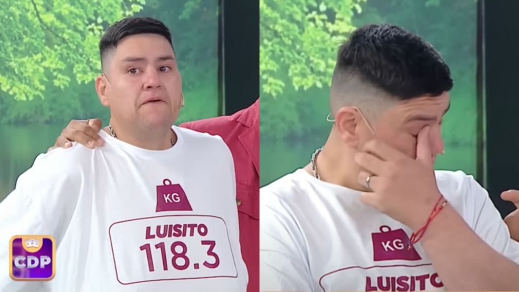 Luisito de "Cuestión de peso" contó que le diagnosticaron leucemia (Foto El Trece).