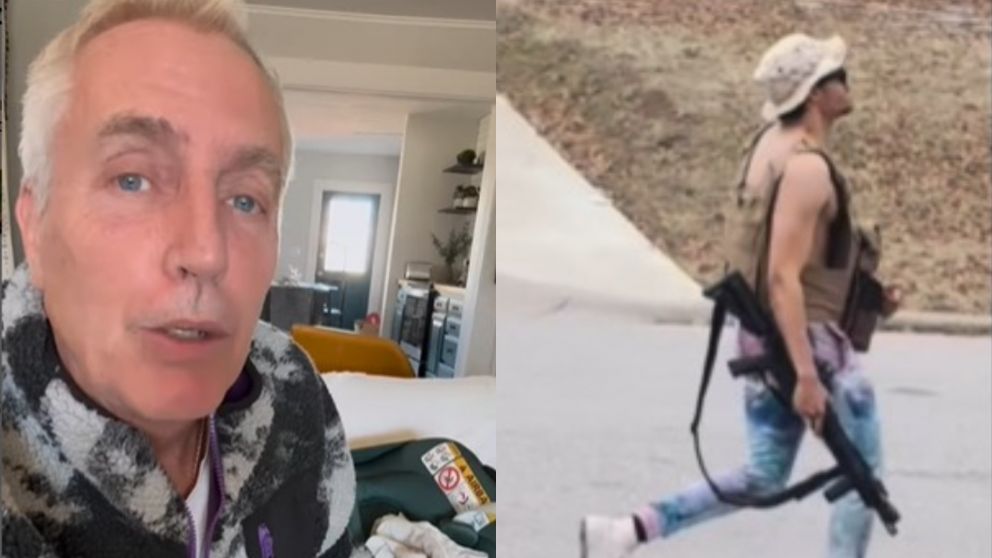 Un hombre armado afuera de la casa de Marley con su hija reci�n nacida asust� al conductor.