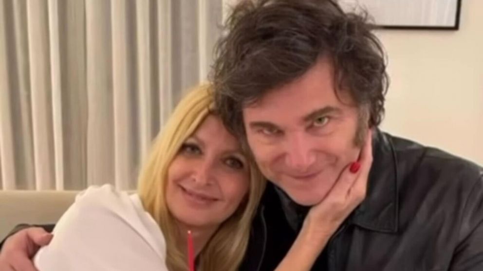 Yuyito Gonz�lez comparti� una foto �ntima con Javier Milei.