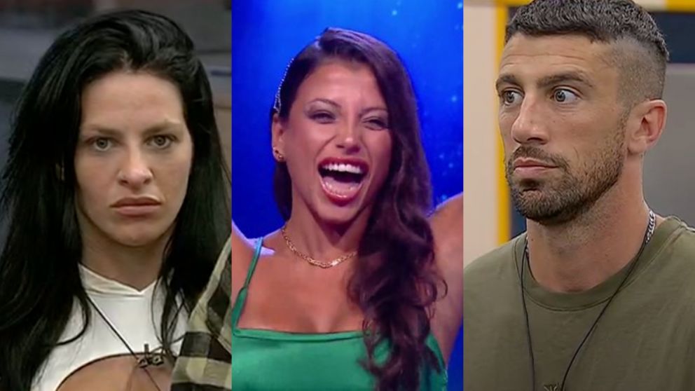 La reacción de Giuliano y Chiara al regreso de Chiara de "Gran Hermano 2025" (Foto web).