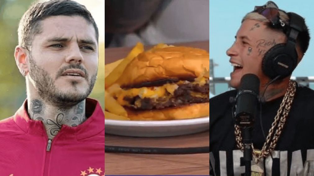 L-Gante chicaneó a Mauro Icardi en su visita a Olga.