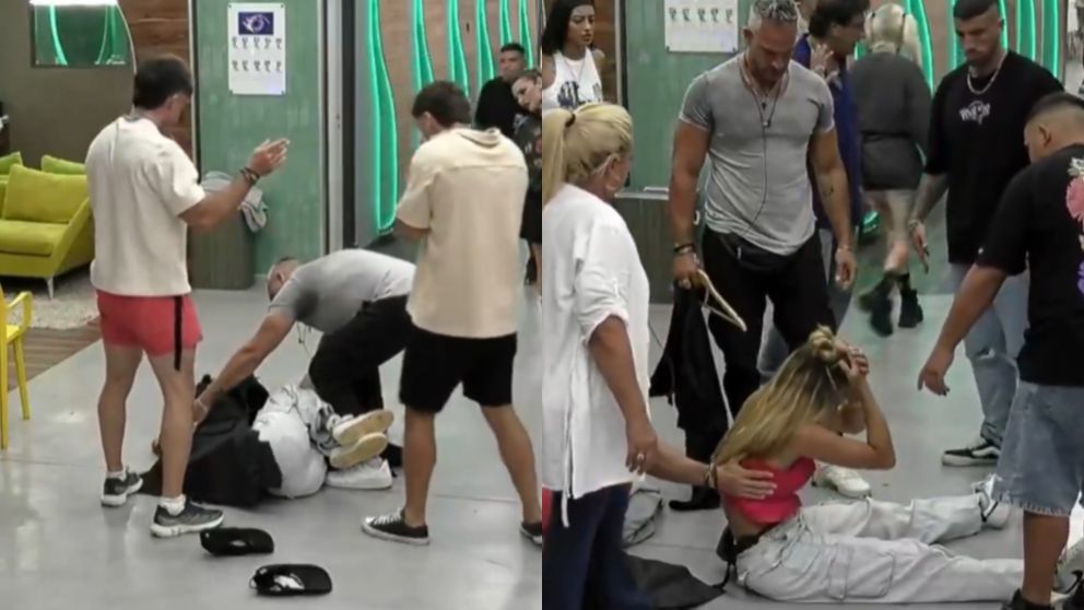 El terrible choque entre Martina y Juan Pablo que causó preocupación en "Gran Hermano 2025" (Foto Telefe).
