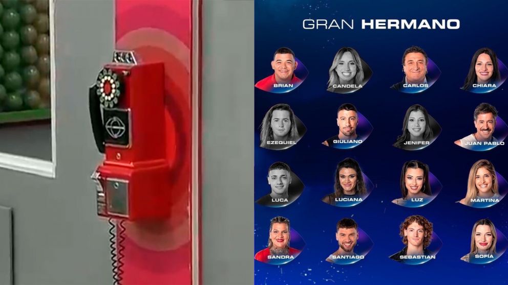 "Gran Hermano 2025": c�mo qued� la placa de nominados hoy con la decisi�n del l�der y los que atendieron el "tel�fono rojo" (Foto web).