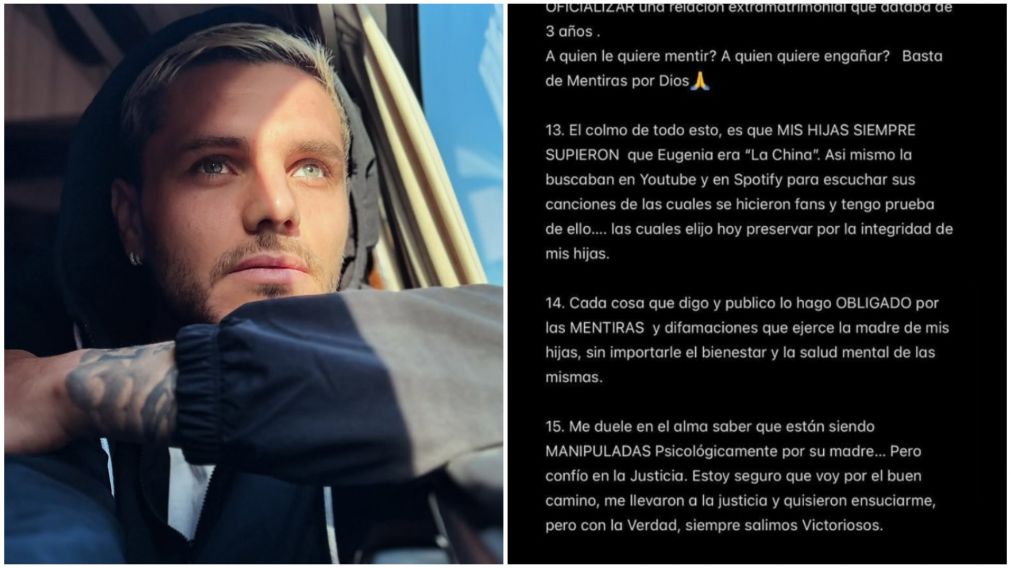 El duro comunicado de Mauro Icardi contra Wanda Nara.