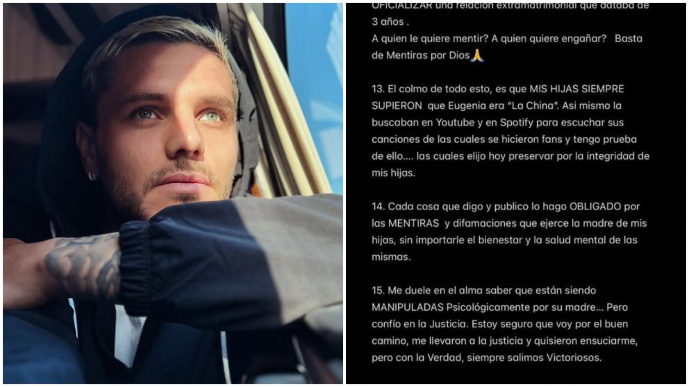 El duro comunicado de Mauro Icardi contra Wanda Nara.
