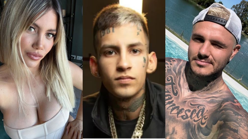 La tajante respuesta de L-Gante cuando le preguntaron si Wanda Nara sigue enamorada de Mauro Icardi. (Foto: Instagram/ @wanda_nara y @mauroicardi).