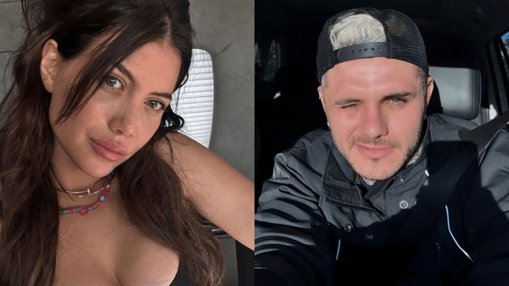 El guiño de Wanda Nara a Mauro Icardi tras separarse de L-Gante (Instagram/@wanda_nara y @mauroicardi).