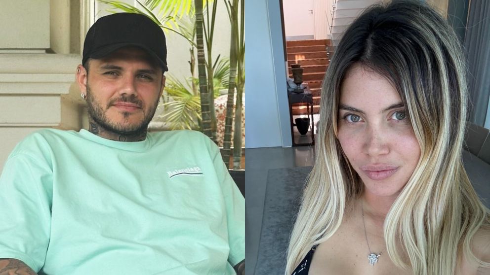 Wanda Nara expuso la cruel venganza de Mauro Icardi que involucr� a la China Su�rez (Instagram/@mauroicardi  y @wanda_nara).