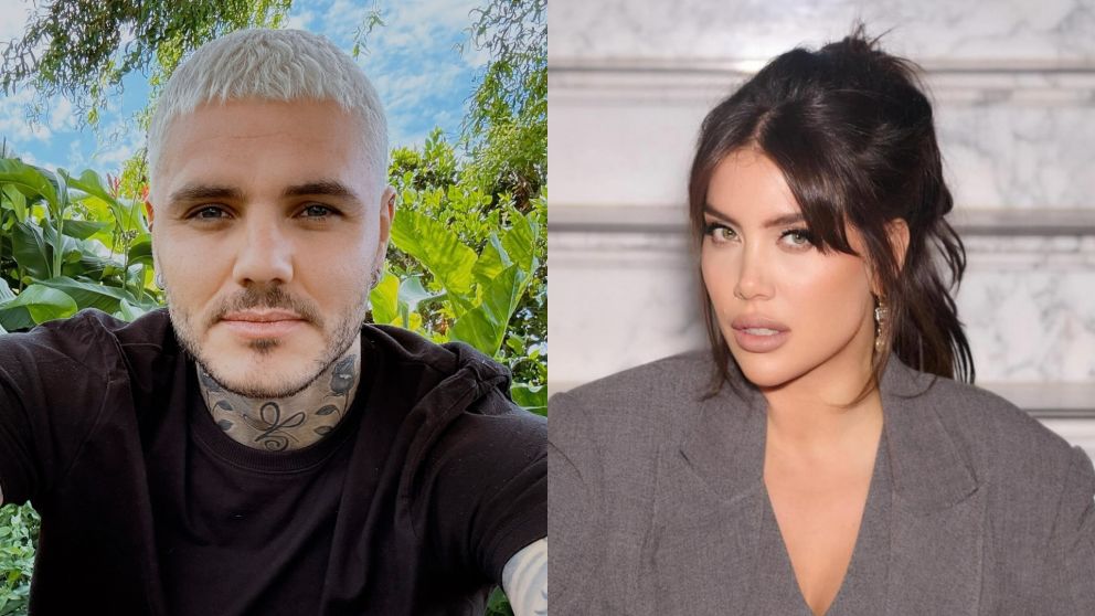 Wanda Nara filtró nuevos chats contra Mauro Icardi (Instagram/@mauroicardi y @wanda_nara).