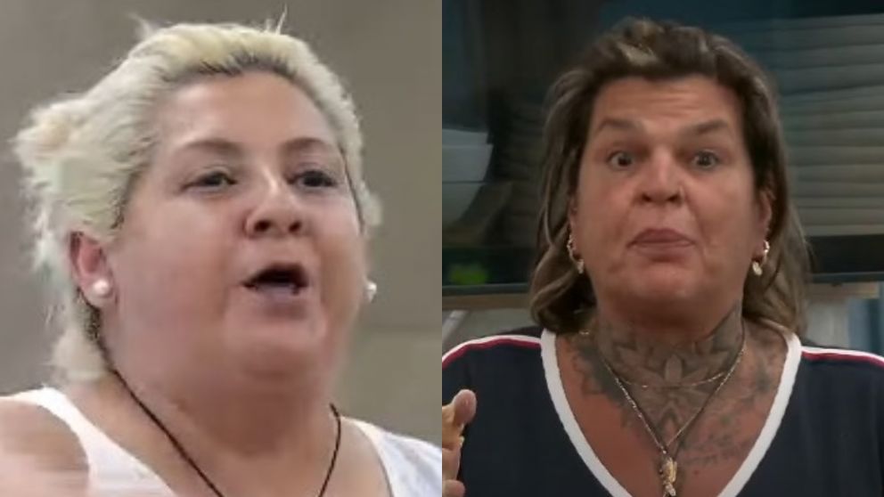 Petrona y Sandra de "Gran Hermano 2025" se cruzaron en una explosiva pelea por un plato de polenta. (Foto: Youtube/ Telefe).