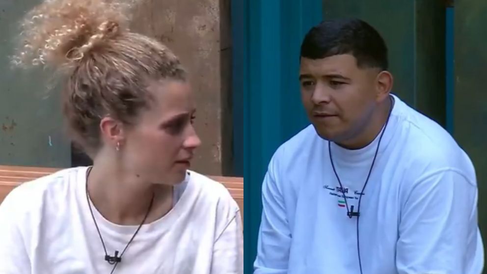 Brian de "Gran Hermano 2025" se cansó y ubicó a Lourdes (Foto Telefe).