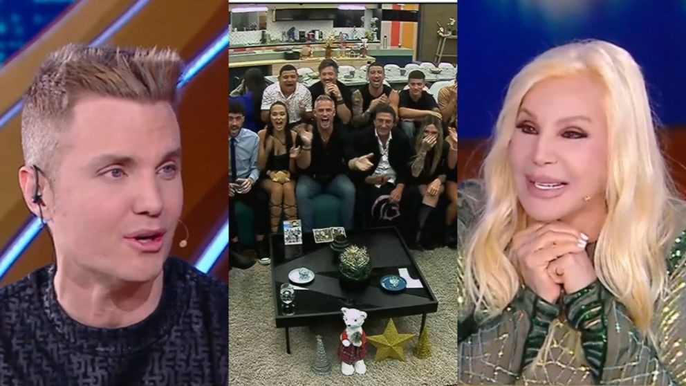 Susana Giménez saludó a los participantes de "Gran Hermano 2025" junto a Santiago Del Moro (Foto Telefe).