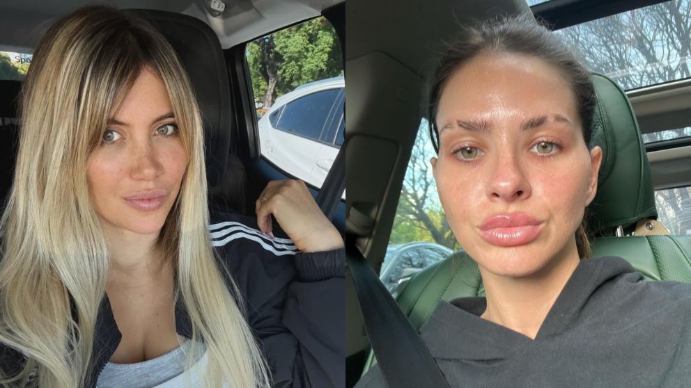 Wanda Nara se hartó y compartió sus chats privados con la China Suárez. (Foto: Instagram/ @wanda_nara y @sangrejaponesa).