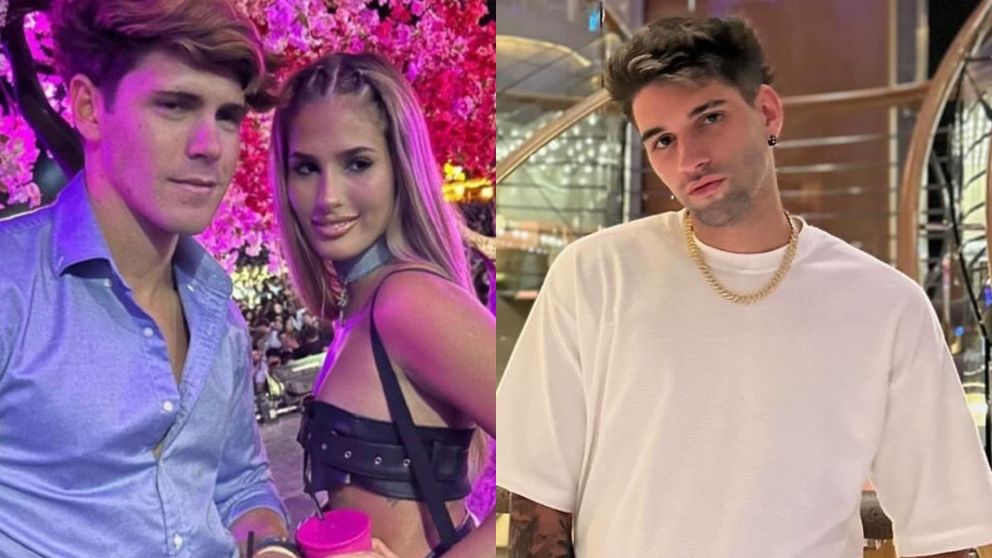 Lucca Bardelli acusó a Julieta Poggio de serle infiel con Marcos Ginocchio (Foto web e Instagram/@luccabardelli).