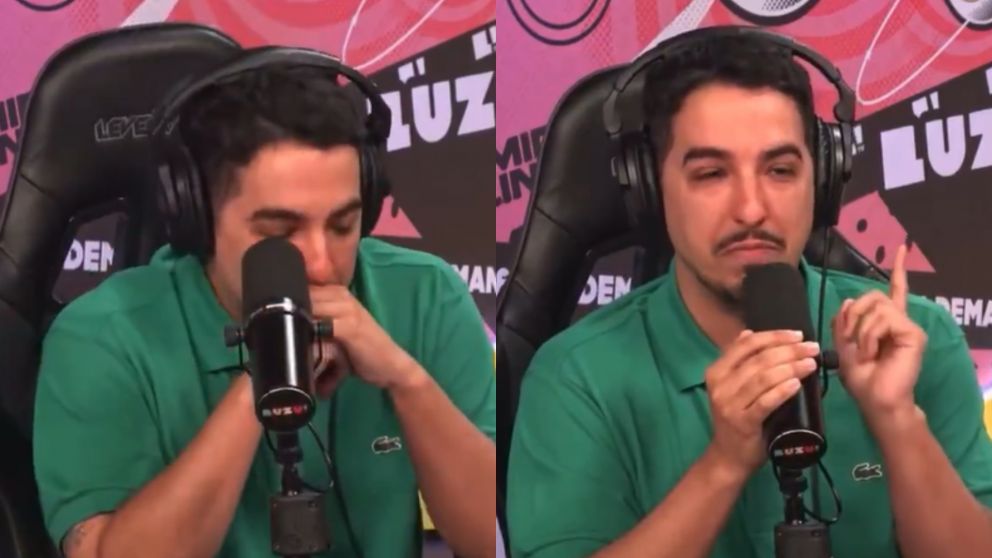 La emotiva despedida de Nacho Elizalde de Luzu a cuasa de "Bake Off Famosos" (Foto web).