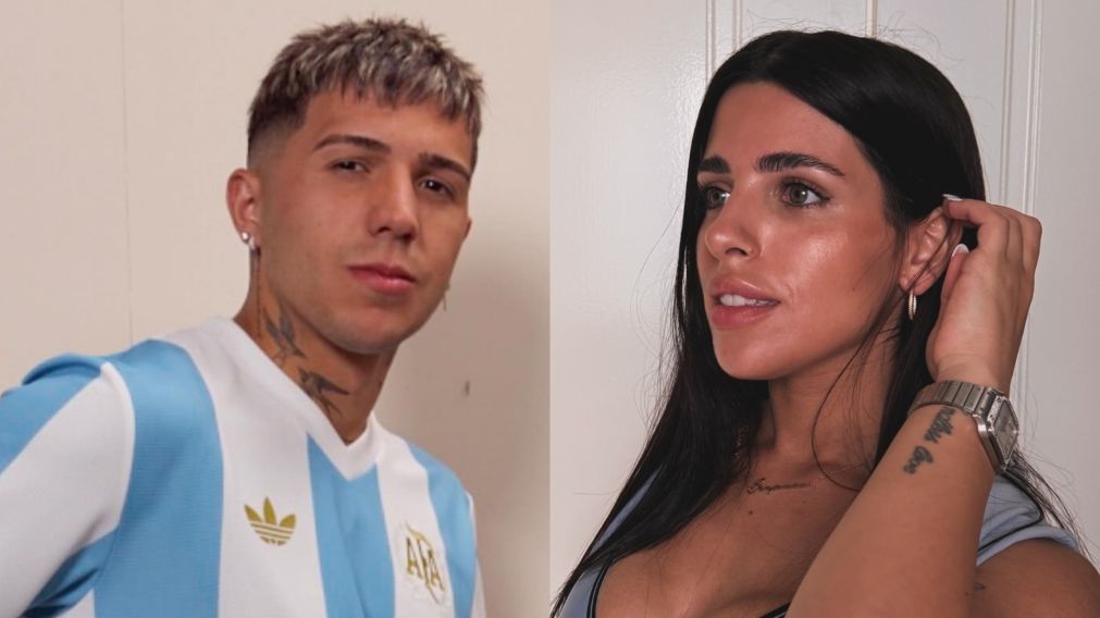 El reencuentro de Valentina Cervantes y Enzo Fernández (Instagram/@enzojfernandez y @valucervantes).