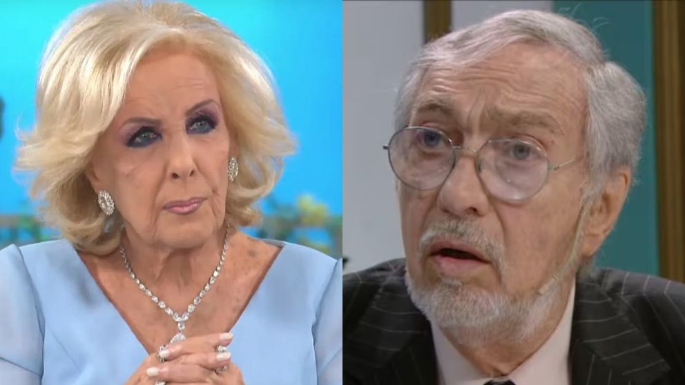 Mirtha Legrand confrontó a Luis Brandoni en vivo tras criticarla por defender al INCAA.