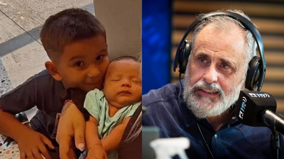 El tierno posteo de Jorge Rial junto a Amadeo y Francesco (Foto web).