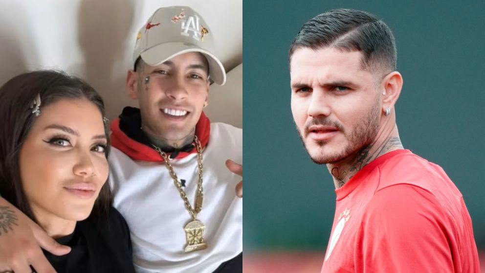 Qu� dijo L-Gante sobre la denuncia de Wanda Nara a Mauro Icardi por violencia de g�nero (Instagram/@wanda_nara y @mauroicardi).