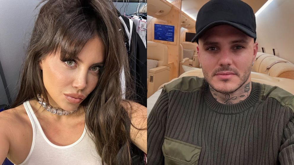 La denuncia de Wanda Nara contra Mauro Icardi por violencia de género (Instagram/@wanda_nara y @mauroicardi).