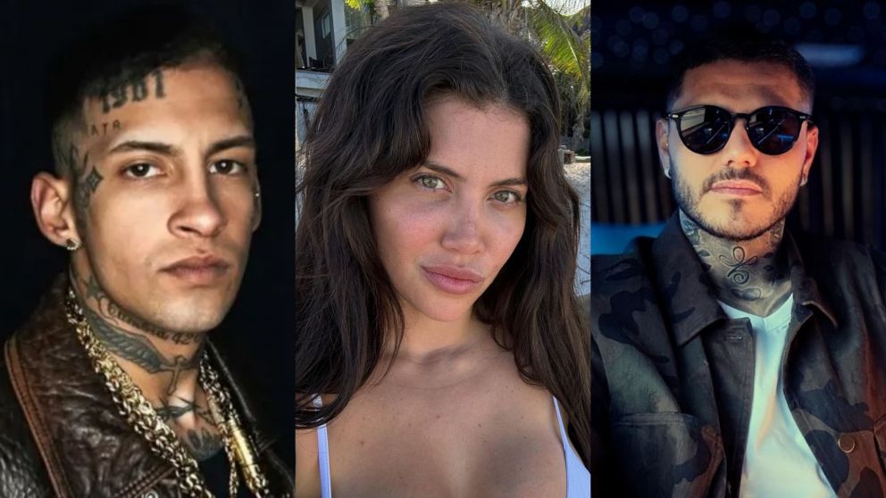 Wanda Nara public� un descargo tras confirmar su romance con L-Gante.  (Foto: Instagram/ @wanda_nara y @mauroicardi).