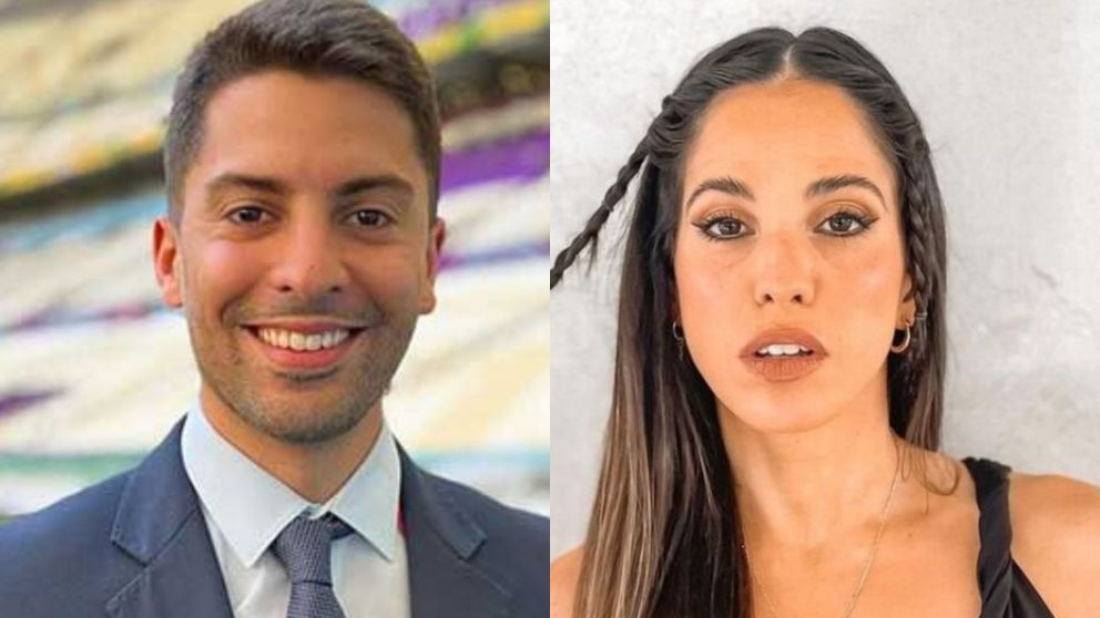 "Bake Off Famosos": engancharon a Gastón Edul y a Cande Molfese en un momento íntimo.