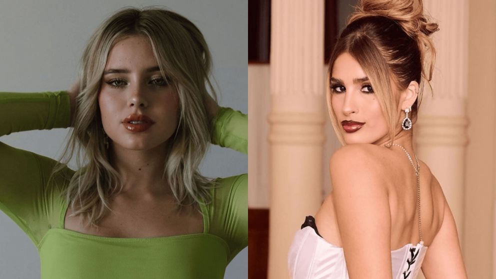 Sigue la guerra entre Coty Romero y Julieta Poggio. (Fotos: Instagram)