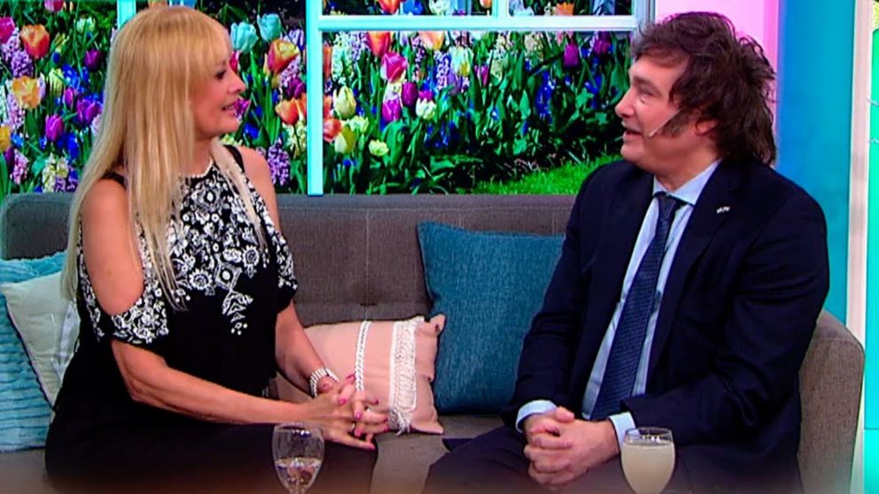 Yuyito González confirmó que su novio Javier Milei irá a su programa el próximo lunes.