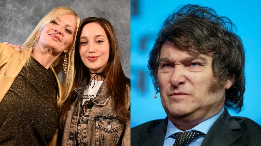 La hija de Yuyito González tomó una escandalosa decisión que podría enfurecer a Javier Milei. (Foto: Infobae y Letra P).