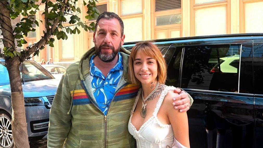 Mar�a Becerra conoci� a Adam Sandler (Instagram/@mariabecerra).