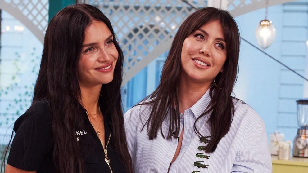 La visita sorpresa de Zaira a Wanda Nara en "Bake Off Famosos" (Foto Telefe).