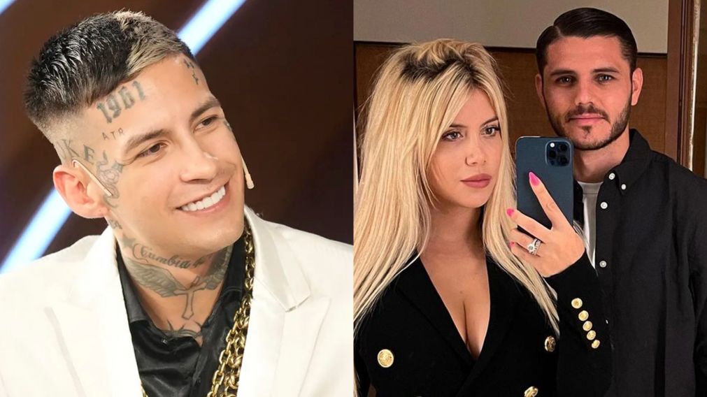 Wanda Nara, decepcionada de L-Gante (Foto Telefe y web).