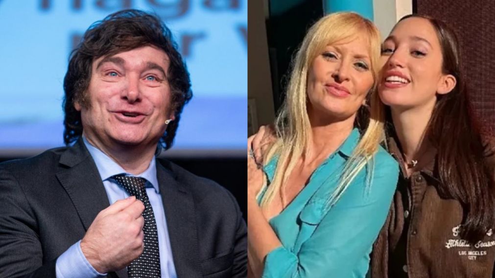La hija de Yuyito González mostró el audio que le envió Javier Milei tras haberlo llamado "padrastro".