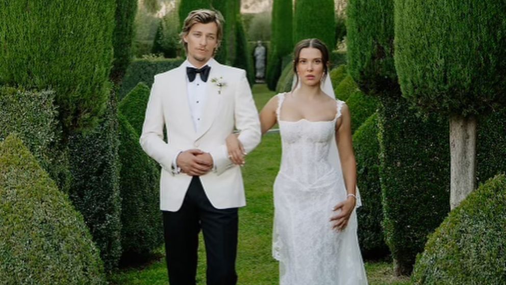 La boda secreta de Millie Bobby Brow.