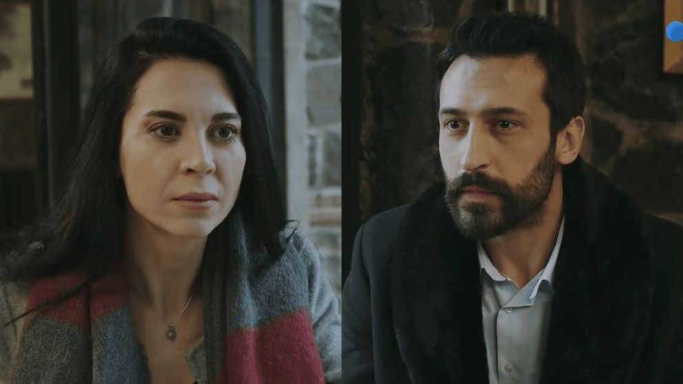 La intimidante escena en "Melissa" (Foto captura de Telefe).
