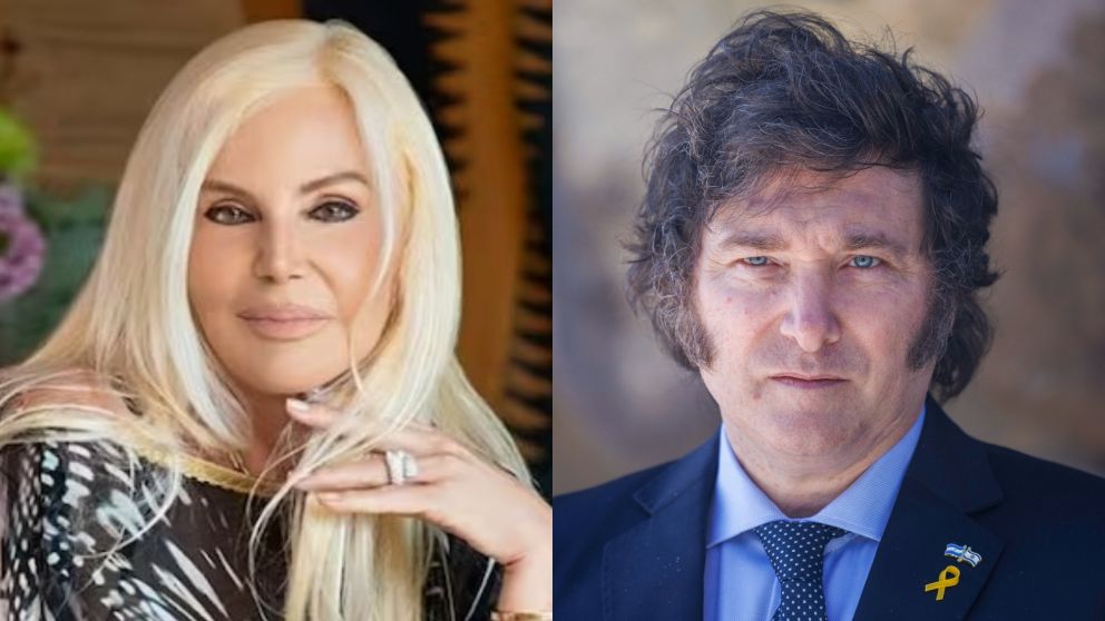 ¿Peligra la visita de Javier Milei al programa de Susana Giménez a días de su debut? (Foto: El Trece y Bloomberg News).