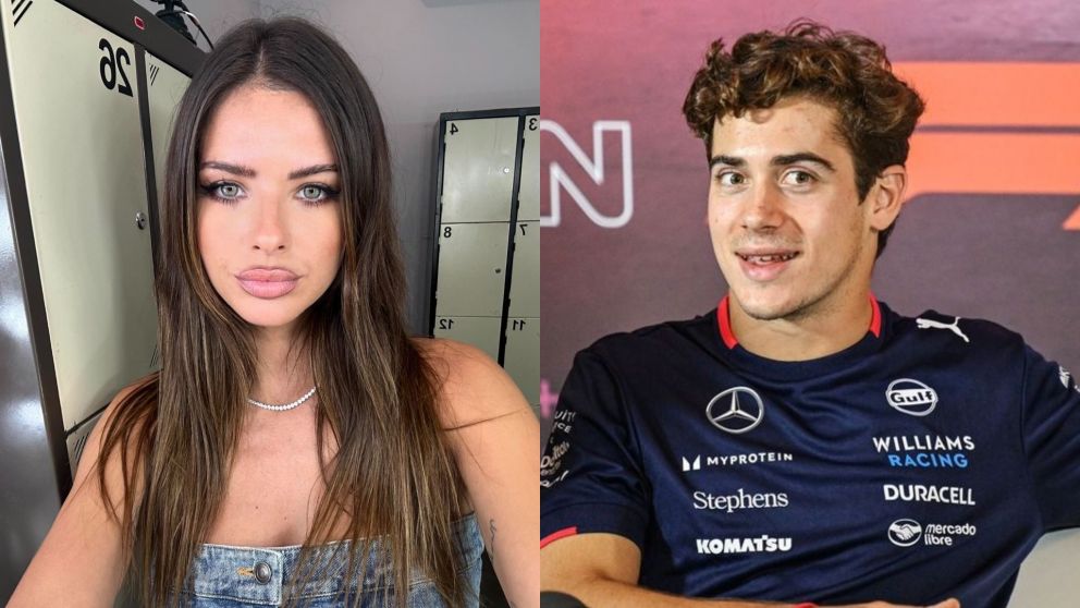 La reacción de la China Suárez cuando le preguntaron por Franco Colapinto (Foto Instagram/@sangrejaponesa y web).